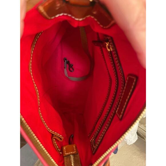 Dooney & Bourke pebbled leather crossbody PINK NWT   Rare color - Picture 6 of 15